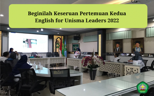 English for Unisma Leaders 2022