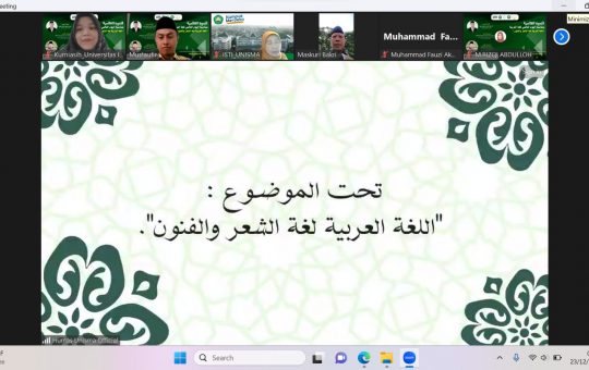 webinar hari bahasa arab unisma 2023