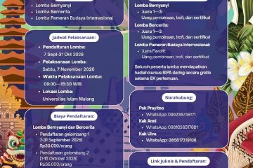 Lomba Bernyanyi dan Mendongeng BIPA 2026